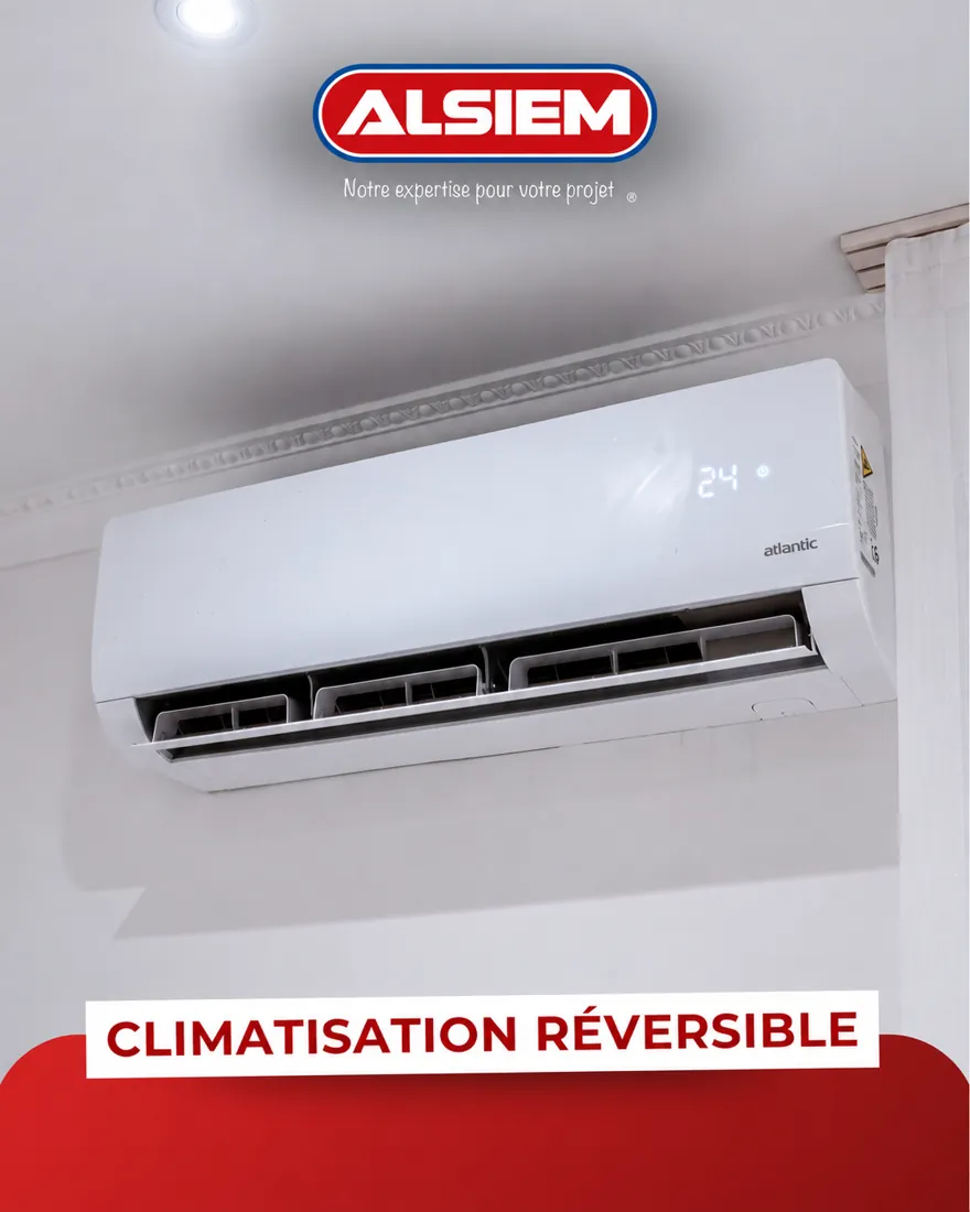 Climatisation réversible installée lors d’une rénovation près de Nevers.